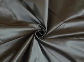 100% Pure SILK TAFFETA FABRIC Dusty Brown color 54" wide TAF33