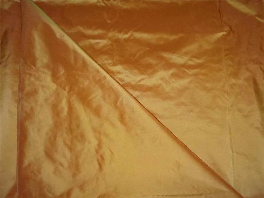 100% pure silk taffeta fabric orange x yellow color 54" wide TAF263