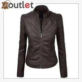 2020 New Styles Leather Fashion Jacket For Women