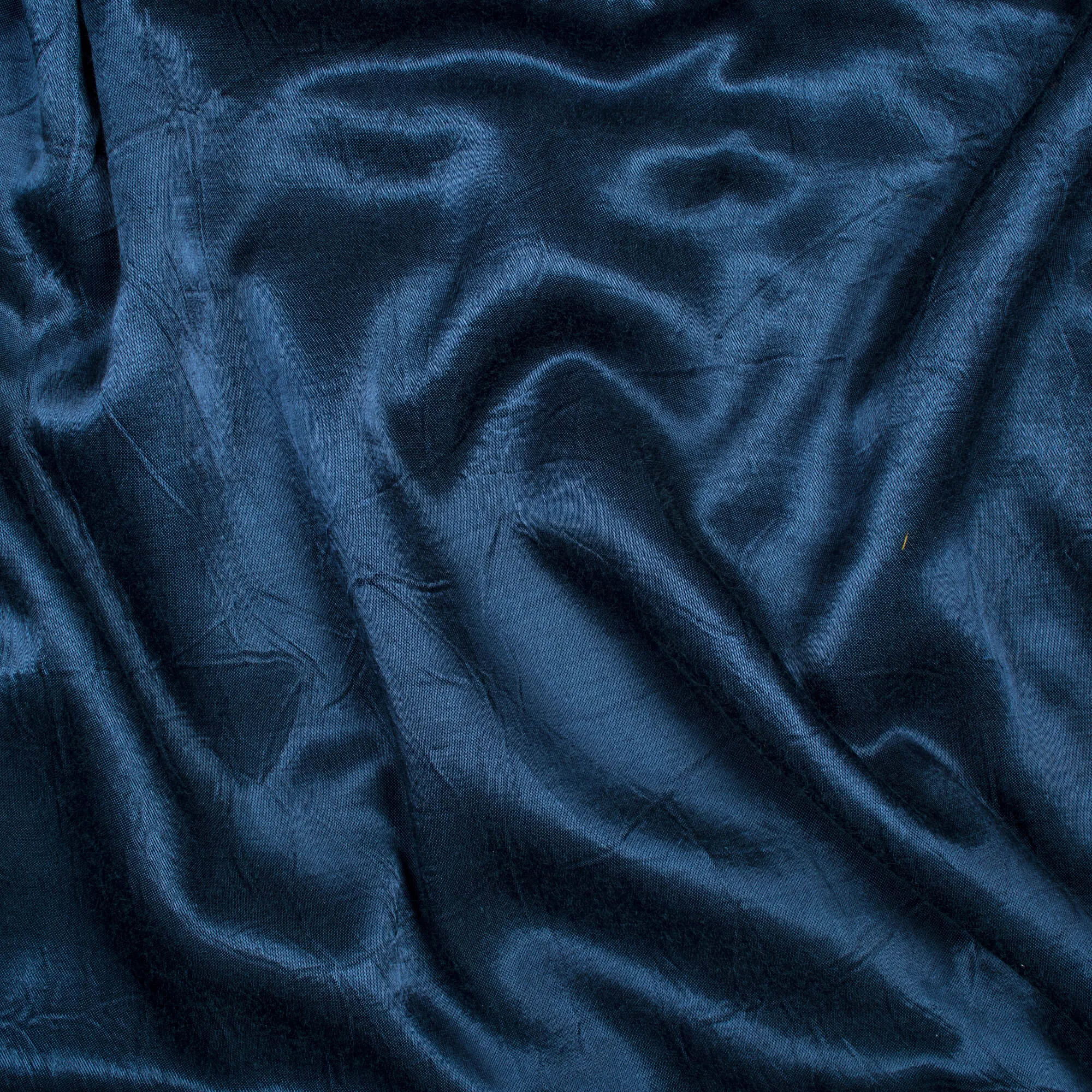 Aegean Blue Plain Pure Mashru Silk Fabric