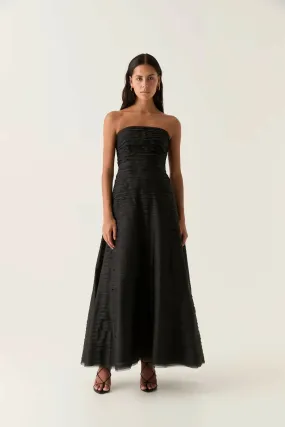 Aje Soundscape Maxi Dress in Black Size 8