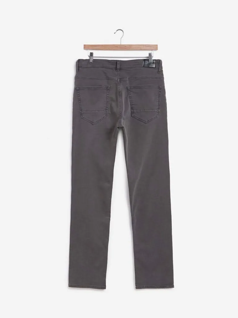 Ascot Grey Relaxed-Fit Jeans