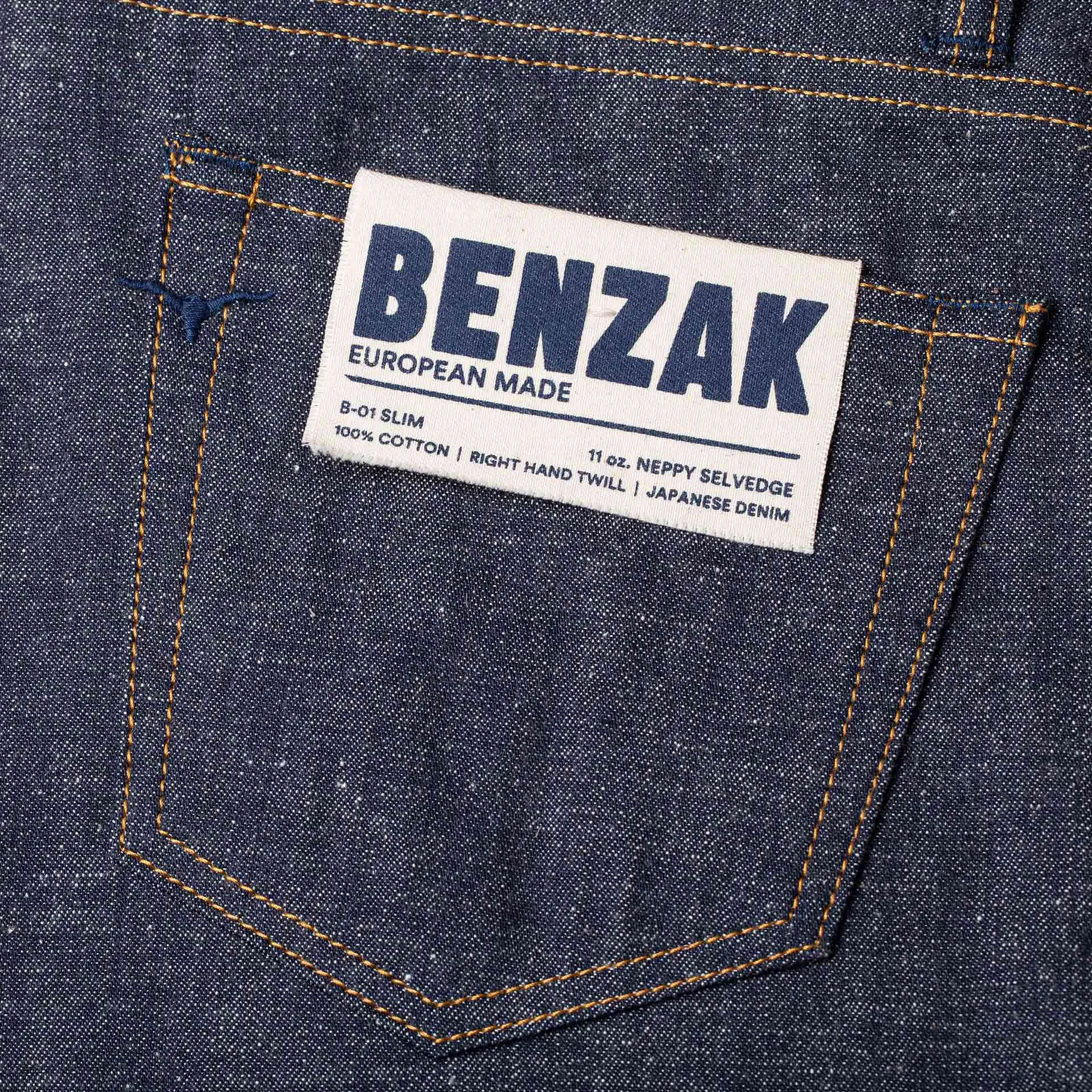 B-01 SLIM 11 oz. neppy selvedge