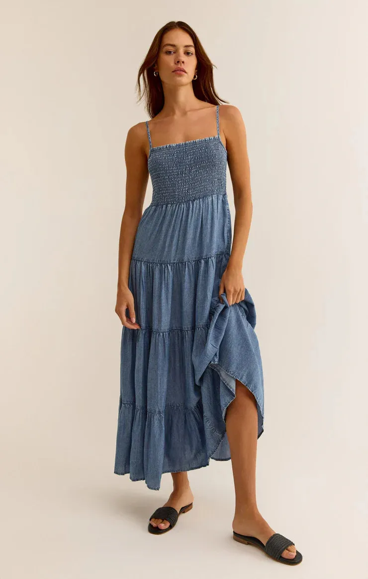 Balos Chambray Midi Dress