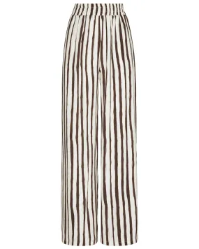 Brush Stripe Print Fearne Trousers