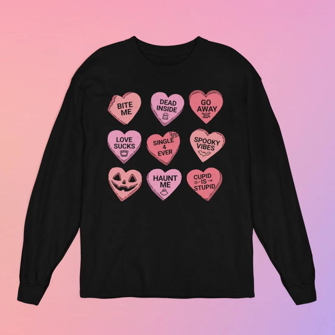 Candy Hearts Long Sleeve Shirt