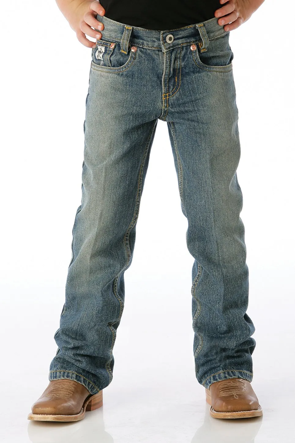 Cinch Boys Low Rise Medium Stonewash Jeans Style MB10141001