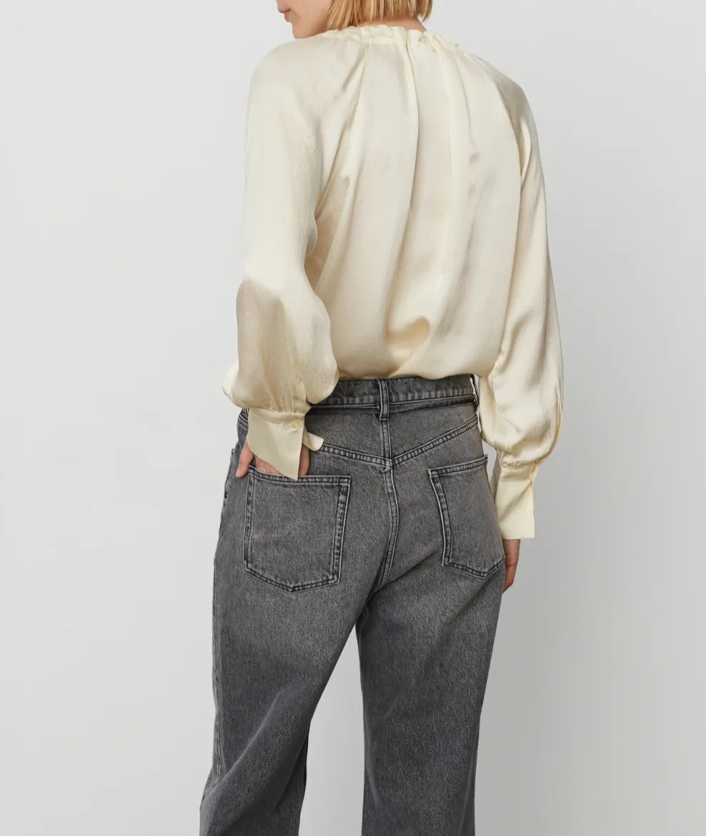 DAY Birger Et Mikkelson Grace Cream Fluid Texture Shirt