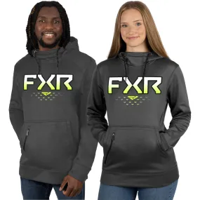 FXR Helium Tech Pullover Hoodie Charcoal/HiVis Grey