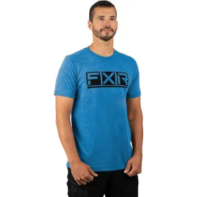 FXR Podium Premium T-Shirt Blue Heather/Black