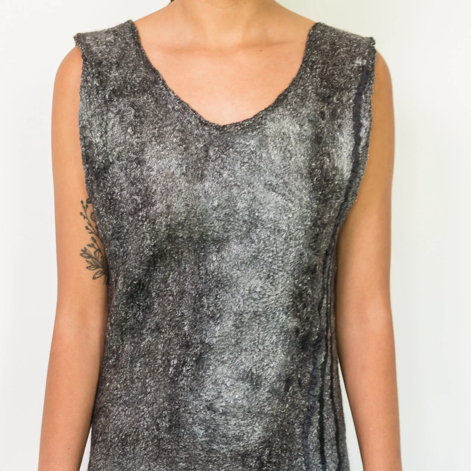 Grey Abstract Dress