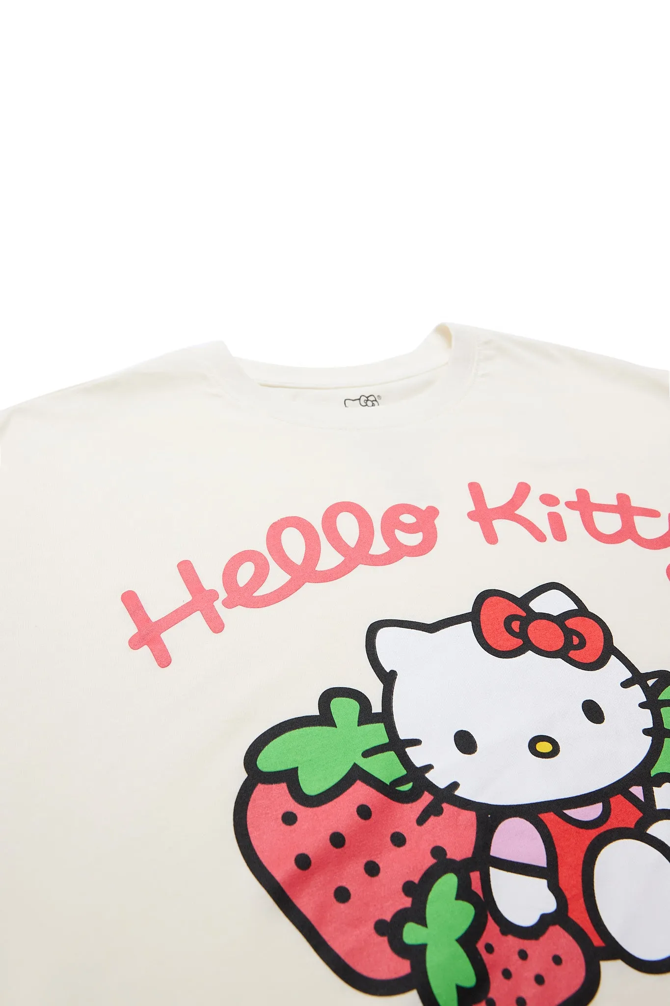 Hello Kitty Stawberry Graphic Relaxed Tee