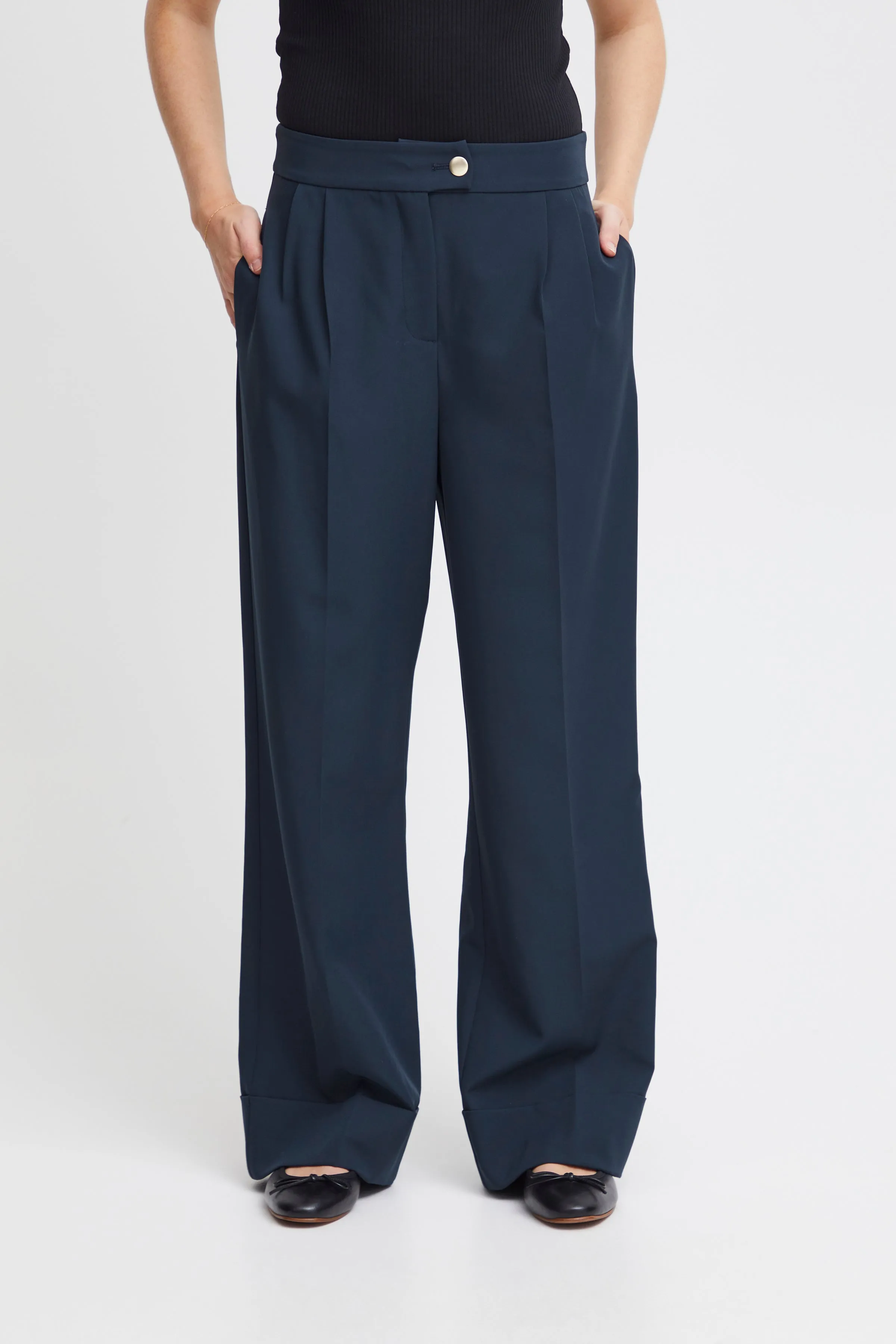 HILDY WIDE LEG TROUSERS (TOTAL ECLIPSE)