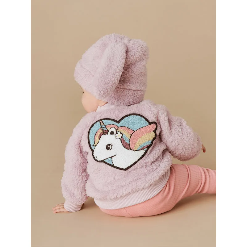 Huxbaby Unicorn Fur Jacket