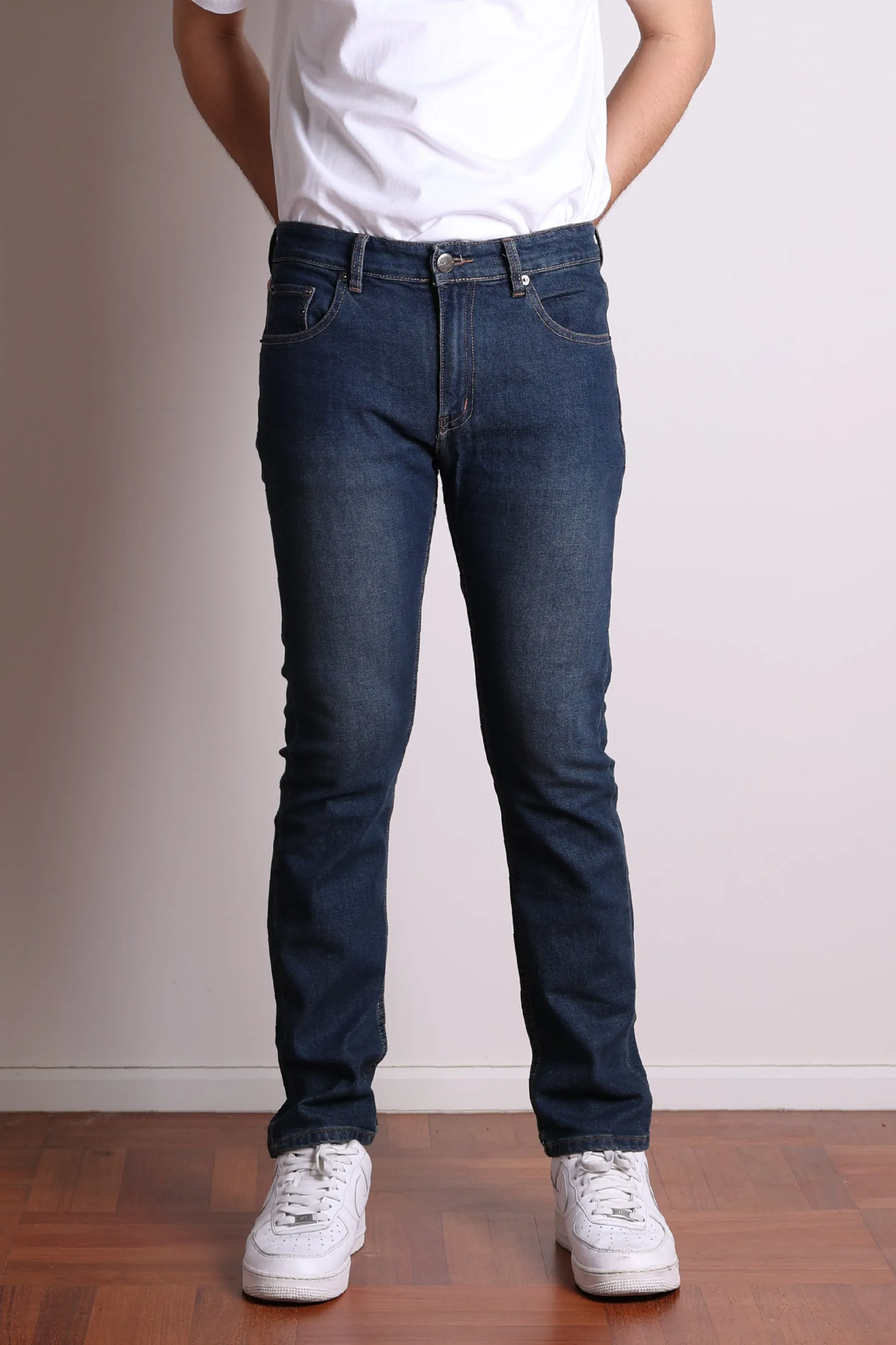 Jack Russel - Men Jeans - Klassik J-1185 Slim Fit Jet Blue