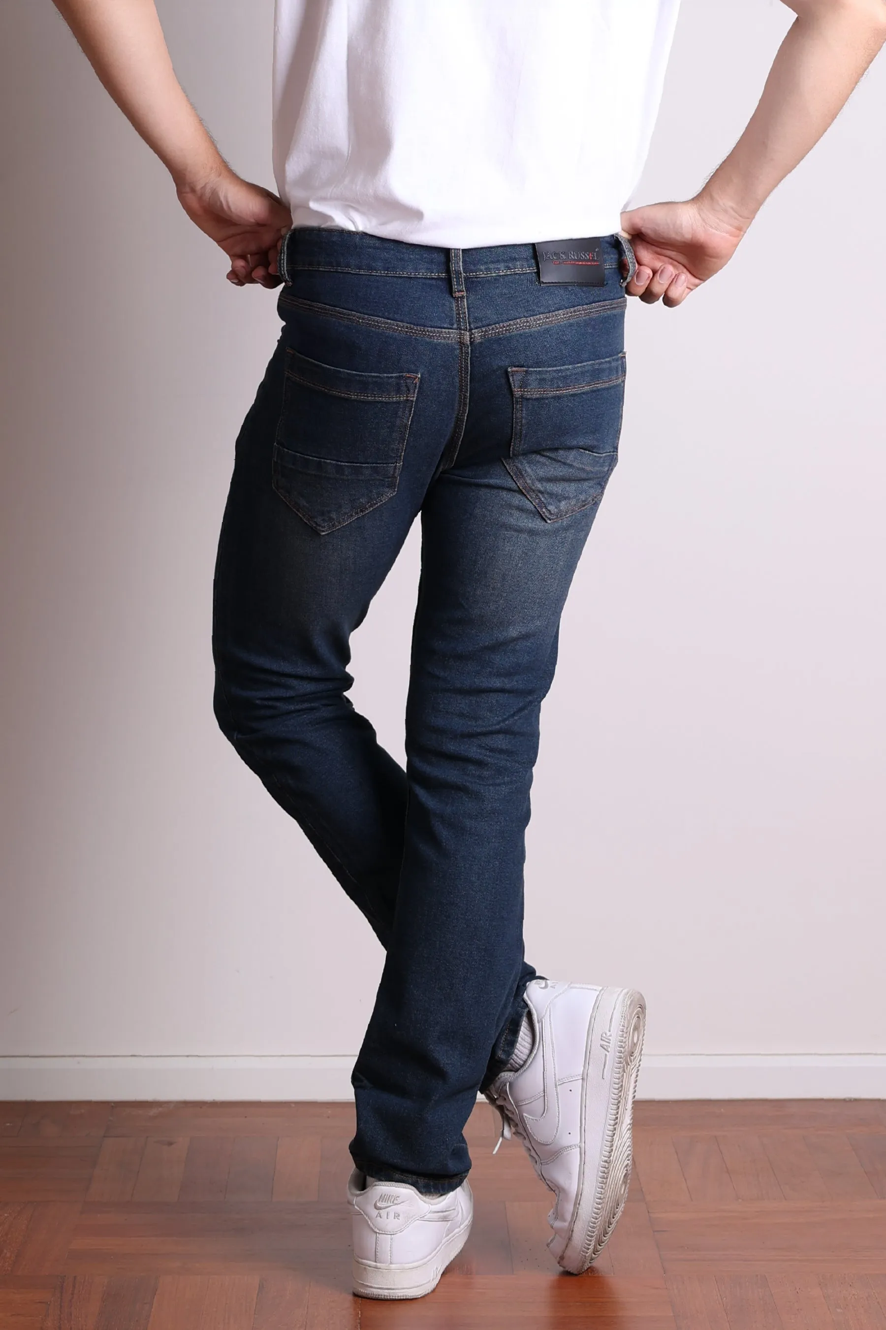 Jack Russel - Men Jeans - Klassik J-1185 Slim Fit Jet Blue