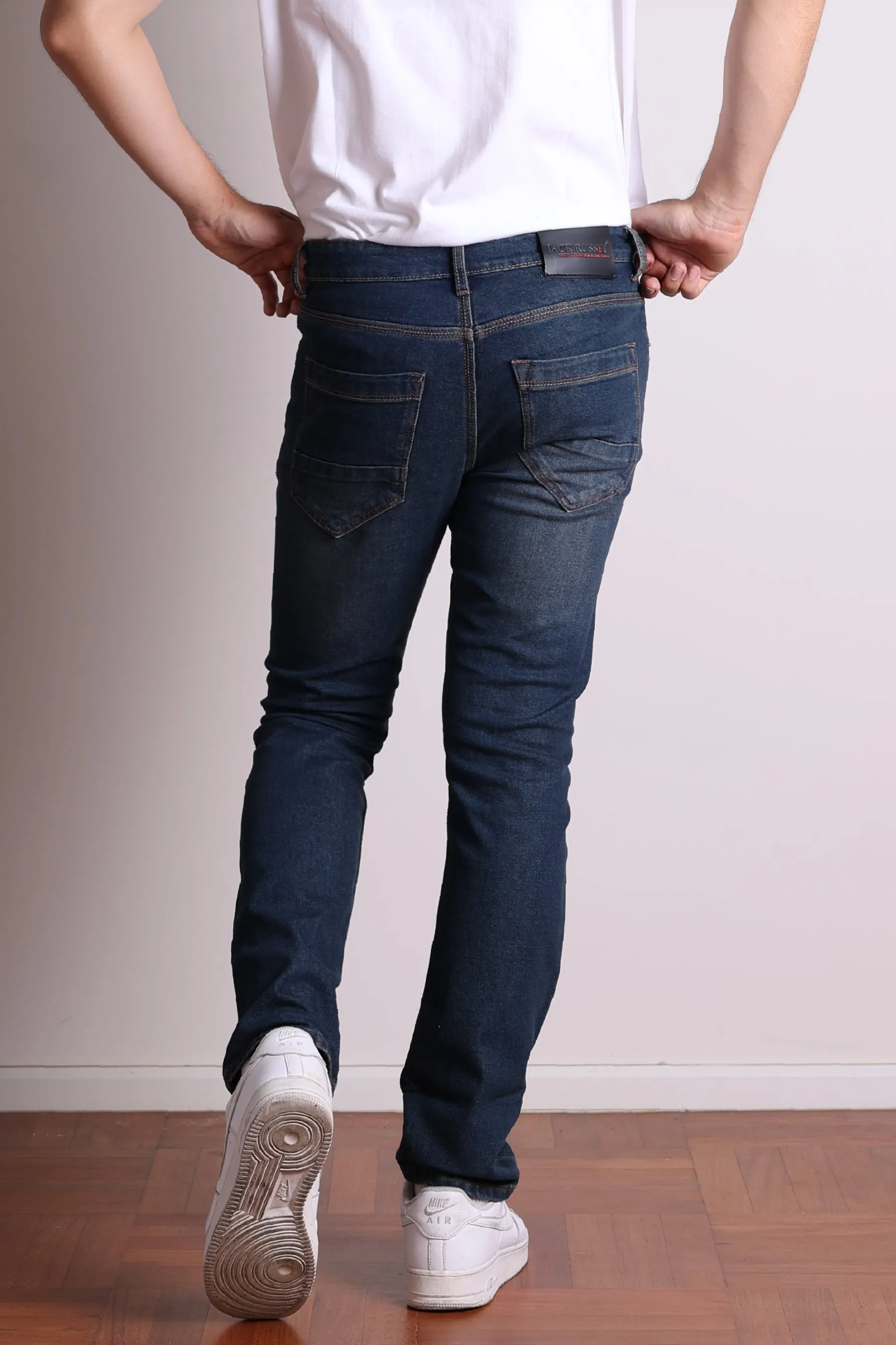 Jack Russel - Men Jeans - Klassik J-1185 Slim Fit Jet Blue