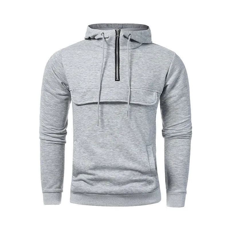 Men's Casual Sports Solid Color Hoodie