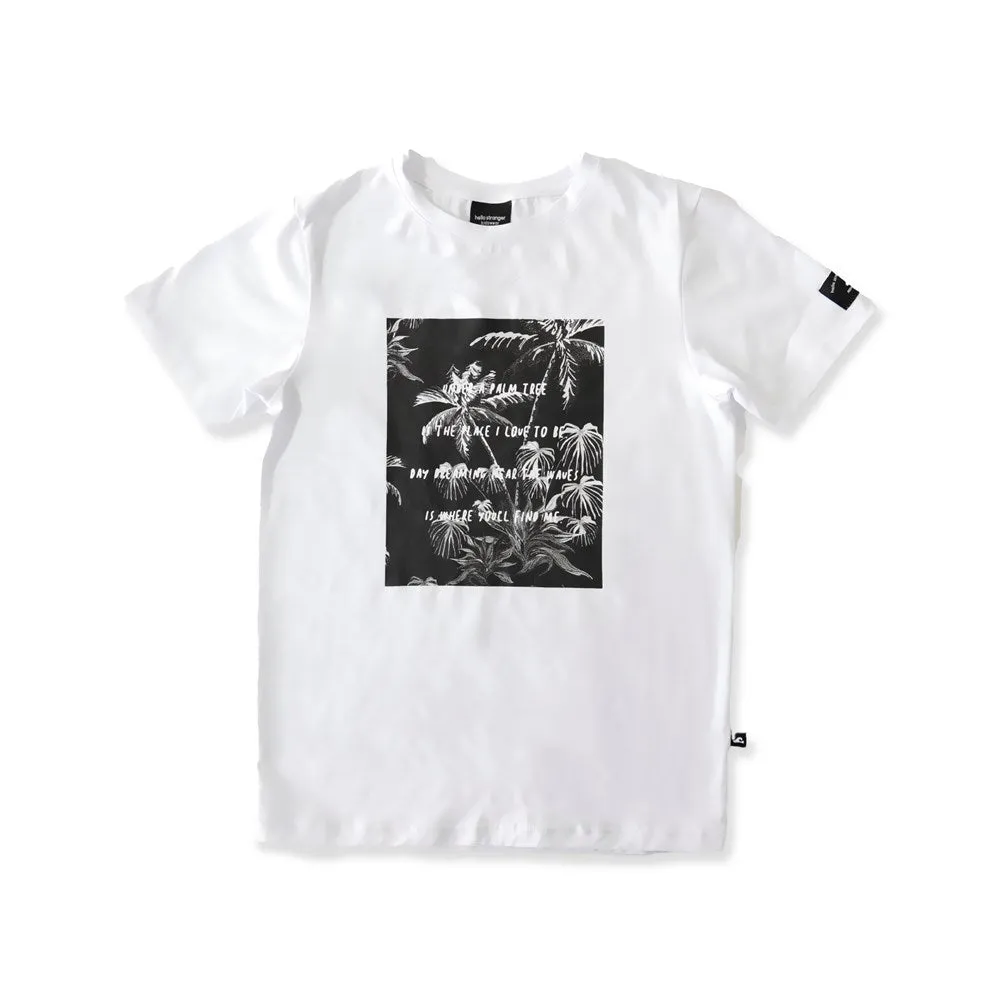 PALMS SS TEE - White