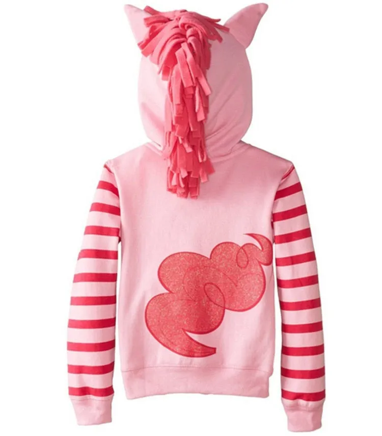 Pony Spring Casual Full Sleeve Hoodies For Girls Kids