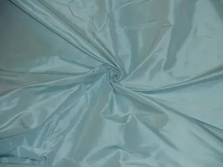 Pure SILK TAFFETA fabric Blue x Ivory Shot color #TAF193 54&quot; wide