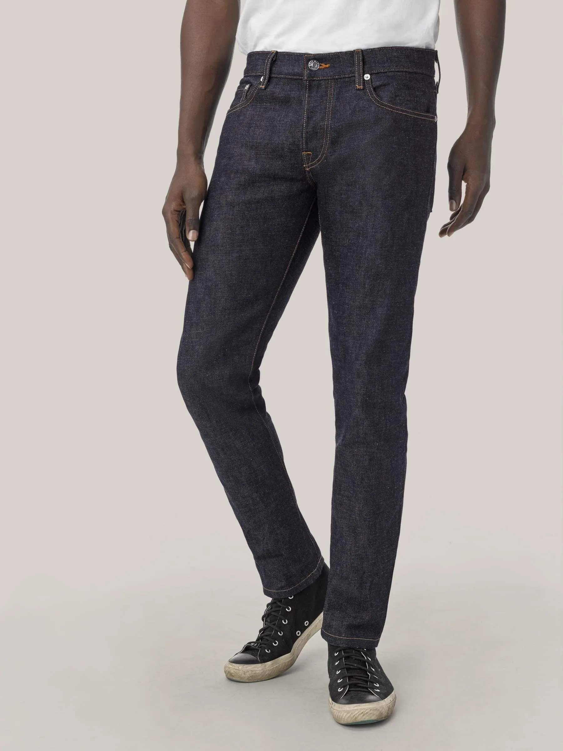 Raw Selvedge Maverick Slim Jean