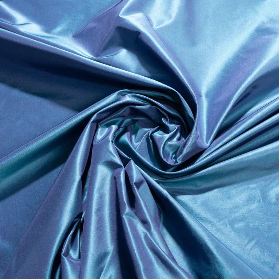 Sea Blue Pure Silk Taffeta