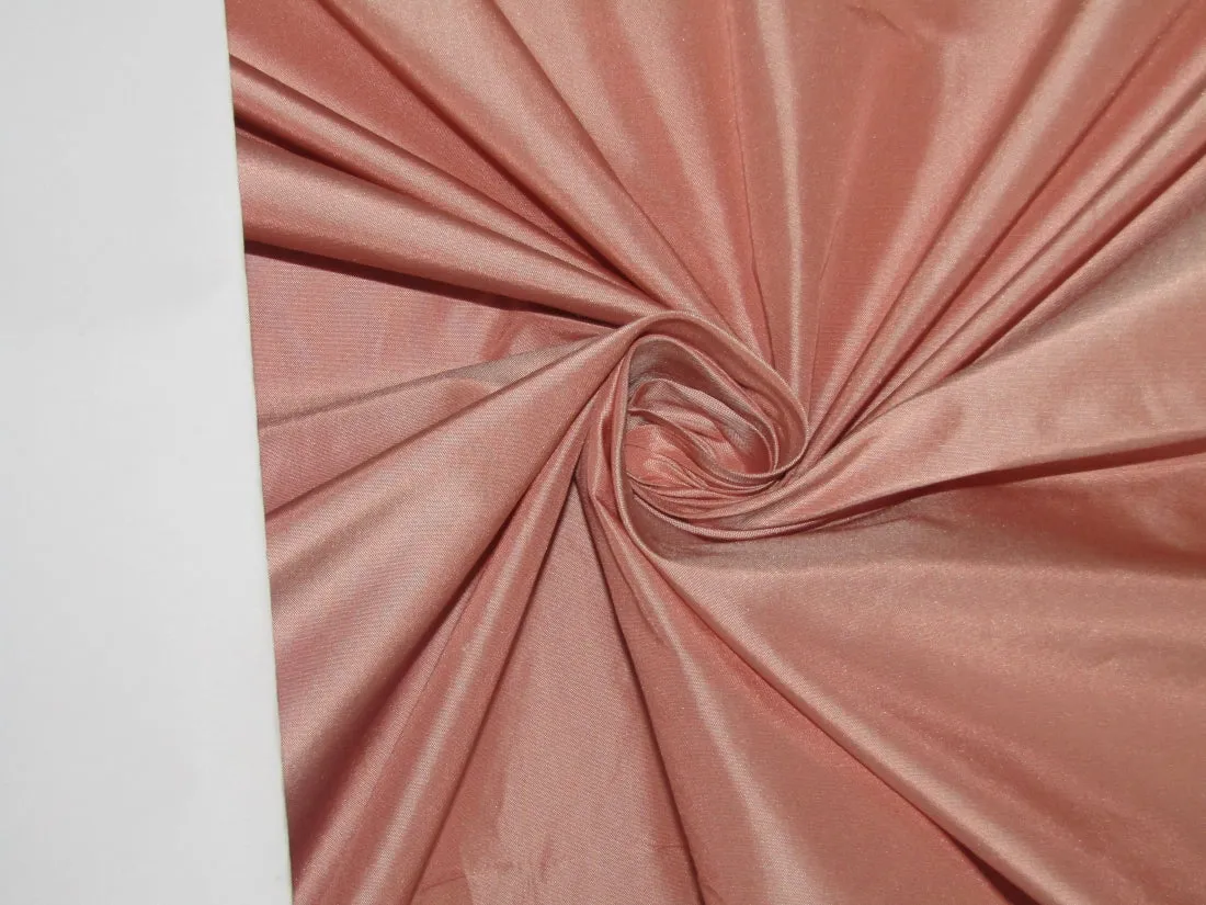 Silk taffeta fabric dusty rose color 54" wide TAF79