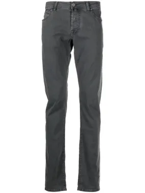 Steel Grey Slim Fit Jeans