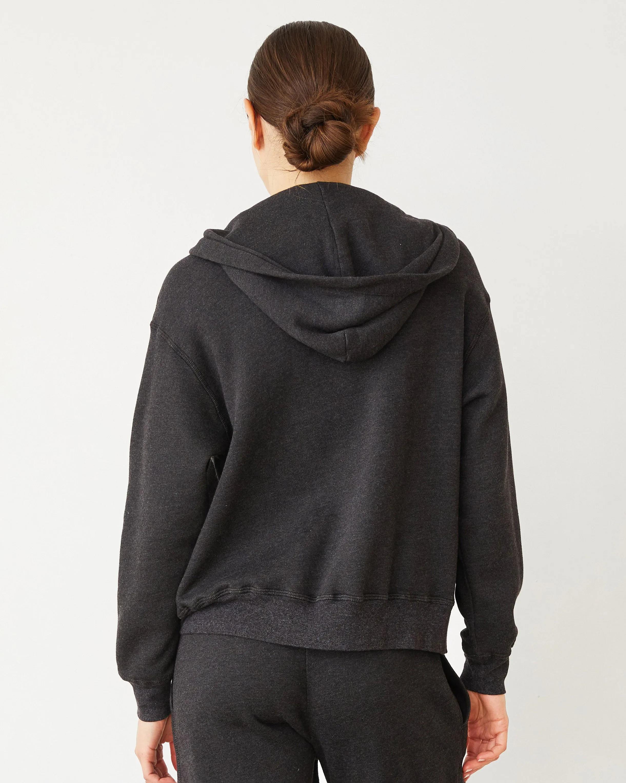 Teddy Fleece Relaxed Zip Up Hoody